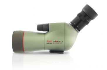 Image of Kowa TSN-553 55mm Prominar Pure Fluorite Angled Spotting Scope w/ 15-45x Zoom Eyepiece, Green, Compact, TSN-553