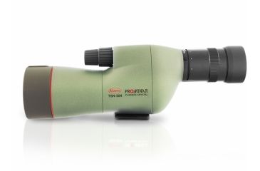 Image of Kowa TSN-554 55mm Prominar Pure Fluorite Straight Spotting Scope w/ 15-45x Zoom Eyepiece, Green, Compact, TSN-554