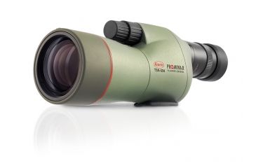 Image of Kowa TSN-554 55mm Prominar Pure Fluorite Straight Spotting Scope w/ 15-45x Zoom Eyepiece, Green, Compact, TSN-554