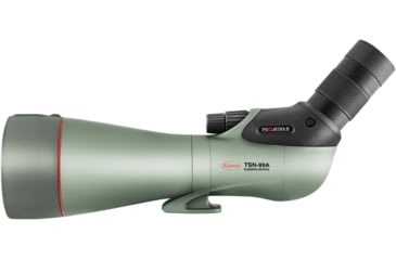 Image of Kowa TSN-99A Pure Fluorite Spotting Scope with TE-11WZ II 30-70x Zoom Eyepiece, Angled, Green, TSN-99A ZM SET