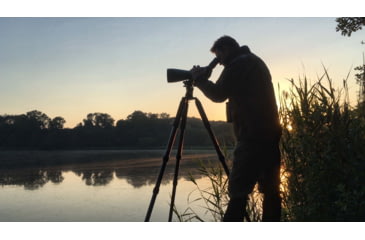 Image of Kowa TSN-99A Pure Fluorite Spotting Scope with TE-11WZ II 30-70x Zoom Eyepiece, Angled, Green, TSN-99A ZM SET