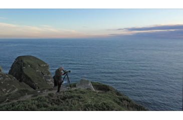 Image of Kowa TSN-99A Pure Fluorite Spotting Scope with TE-11WZ II 30-70x Zoom Eyepiece, Angled, Green, TSN-99A ZM SET