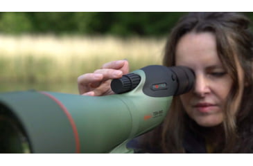 Image of Kowa TSN-99S Pure Fluorite Spotting Scope with TE-11WZ II 30-70x Zoom Eyepiece, Straight, Green, TSN-99S ZM SET