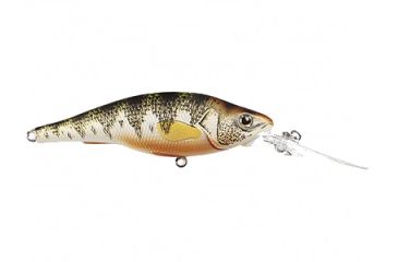 Image of Live Target LiveTarget Yellow Perch Deep Dive Crankbait, 6'-8, 2.87in, 6 Hooks, 3/8 oz, Natural/Matte, YP73D100