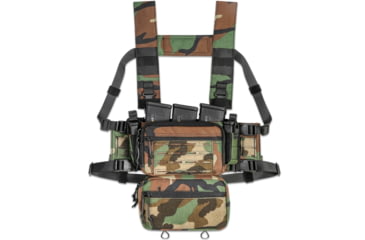 Image of Krate Tactical ACETAC S.O.P. Micro Chest Rig - Woodland Camo, ATC-CR-WDL