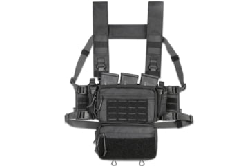 Image of Krate Tactical ACETAC S.O.P. Tactical Chest Rig - Black, ATC-CR-BLK