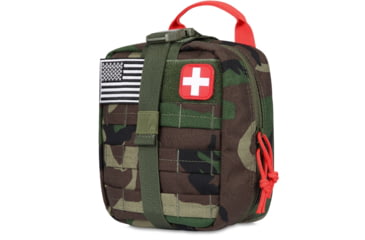 Image of Krate Tactical Everlit Advanced Trauma Kit - Woodland Camo, ELT-ATK-CAM-WDL