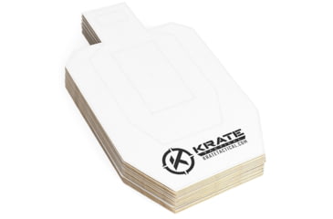 Image of Krate Tactical Full-Size Competition Cardboard Targets - 20 Pack, KRT-CBD-20XT30IN