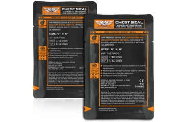 Image of Krate Tactical Occlusive Non-Vented Chest Seal 2 Pack, ELT-OCS-2PK