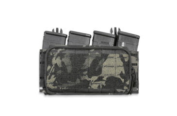 Image of Krate Tactical SKELETON Placard With Mag Setup - Black Multicam, ATC-SKTP-V2-4XEMI-556-BMC