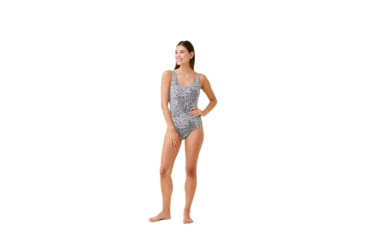Image of Krimson Klover Chelsea One Pieces - Womens, Mtn Floral Black, Large, S23140-652-L