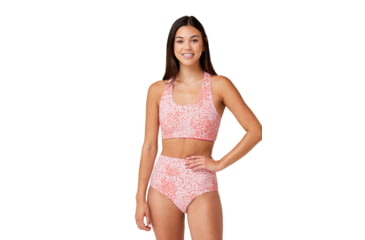 Image of Krimson Klover Gabi Tops - Womens, Mtn Floral Coral, Extra Large, S23137-657-XL