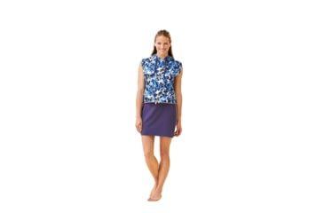 Image of Krimson Klover Gracie Long Sleeve Hoodies - Womens, Floral S. Blue, Small, S23156P-658-S