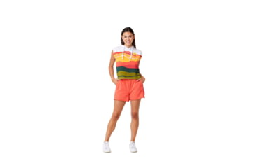 Image of Krimson Klover Gracie Long Sleeve Hoodies - Womens, Landscape Coral, Extra Small, S23156P-667-XS