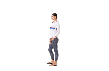 Image of Krimson Klover Hallie Sunshirts - Womens, Clover Stripe Coral, Medium, S23147-663-M