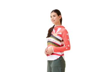Image of Krimson Klover Hallie Sunshirts - Womens, Sunset Coral, Small, S23147-694-S