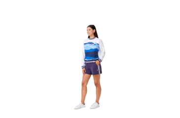 Image of Krimson Klover Holly Crewneck Sweaters - Womens, Landscape S. Blue, Large, S23155P-668-L