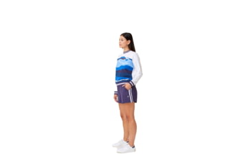 Image of Krimson Klover Holly Crewneck Sweaters - Womens, Landscape S. Blue, Large, S23155P-668-L