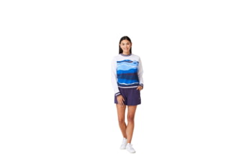 Image of Krimson Klover Holly Crewneck Sweaters - Womens, Landscape S. Blue, Large, S23155P-668-L