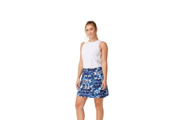 Image of Krimson Klover Kerry Skorts - Womens, Floral S. Blue, Extra Small, S23105-658-XS