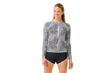 Image of Krimson Klover Mae Swimshirts - Womens, Mtn Floral Black, Medium, S23144P-652-M