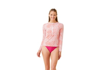 Image of Krimson Klover Mae Swimshirts - Womens, Mtn Floral Coral, Large, S23144P-657-L