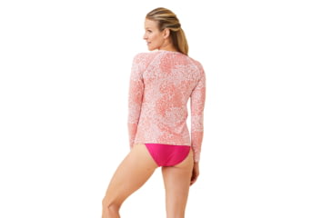 Image of Krimson Klover Mae Swimshirts - Womens, Mtn Floral Coral, Large, S23144P-657-L