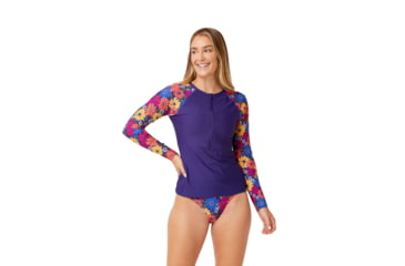 Image of Krimson Klover Mae Swimshirts - Womens, Summit Floral, Medium, S23144P-654-M