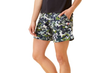 Image of Krimson Klover Rory 5in Inseam Shorts - Womens, Floral Forest, Large, S23101-670-L