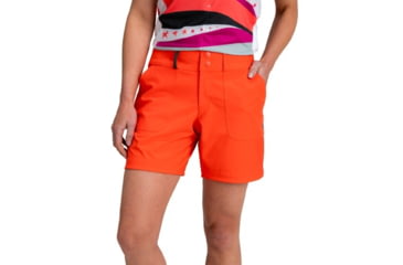Image of Krimson Klover Rory 7in Inseam Shorts - Womens, Coral, Medium, S23102-622-M