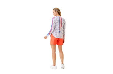 Image of Krimson Klover Sara Long Sleeve Sunshirts - Womens, Floral Silver, Medium, S23145-661-M