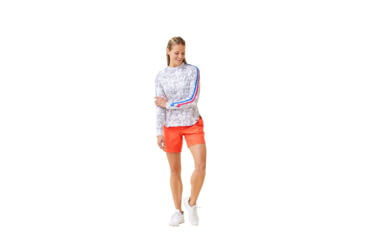 Image of Krimson Klover Sara Long Sleeve Sunshirts - Womens, Floral Silver, Medium, S23145-661-M
