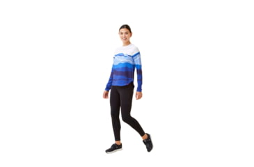 Image of Krimson Klover Sara Long Sleeve Sunshirts - Womens, Landscape S. Blue, Extra Large, S23145-668-XL