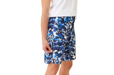 Image of Krimson Klover Sienna 11in Inseam Shorts - Womens, Floral S. Blue, Extra Small, S23103-658-XS