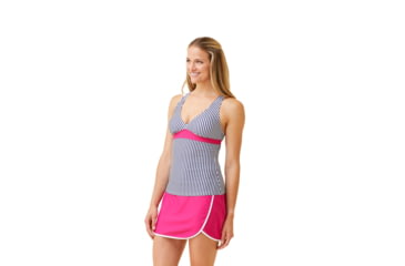 Image of Krimson Klover Tilly Tankini Tops - Womens, Indigo Stripe, Extra Large, S23135P-659-XL