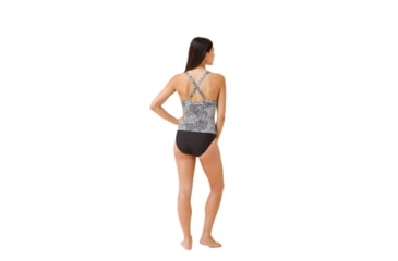 Image of Krimson Klover Tilly Tankini Tops - Womens, Mtn Floral Black, Small, S23135P-652-S