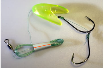 Image of Krippled Herring Tandem Rig, Number 1, Chartreuse, 30020-KH#1RCH-TH
