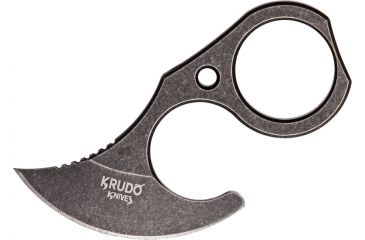 Image of Krudo Nano Fixed Blade Knife, Black PE Blade, Black SNGNANOBSW