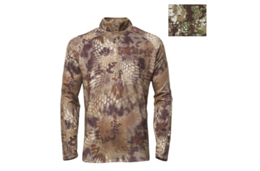 Image of Kryptek Fleece Collection Cronos 1/2 Zip Jacket - Mens, Transitional, Extra Large, 18CROLSZTS6