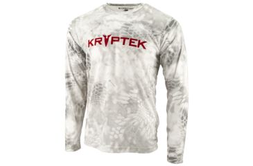Image of Kryptek Hyperion Long Sleeve Crew With Logo - Men's, Wraith, Medium, 19HYPLSLY4