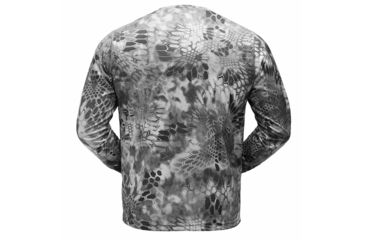 Image of Kryptek Hyperion Long Sleeve Crew With Logo - Mens, Raid, Extra Small, 19HYPLSLR2