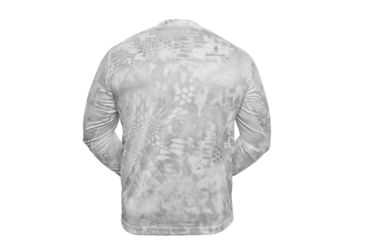 Image of Kryptek Hyperion Long Sleeve Crew With Logo - Men's, Wraith, Extra Small, 19HYPLSLY2