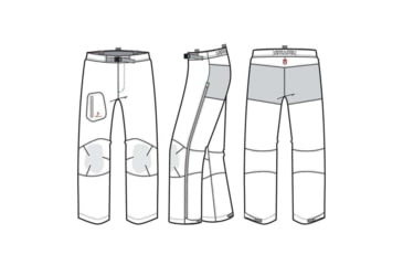 Image of Kryptek Koldo Rain Pants - Men's, Extra Large, Regular Inseam, Highlander, 15KOLBH6