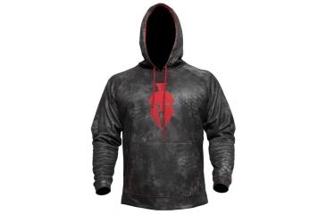 Image of Kryptek Mens Tartaros Hoodie, Typhon/Red, Medium 15TARTTR4