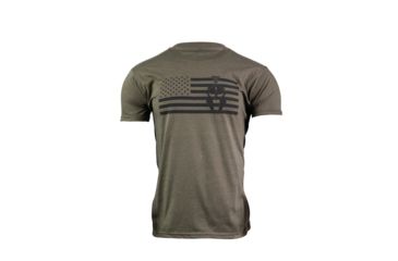 Image of Kryptek Spartan Flag Tee, Olive Heather, S, 19SPAFTOH3