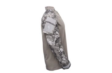 Image of Kryptek Tactical Long Sleeve Rugby - Mens, Dark Charcoal/Raid, Extra Large, 19TACRLSDCR6