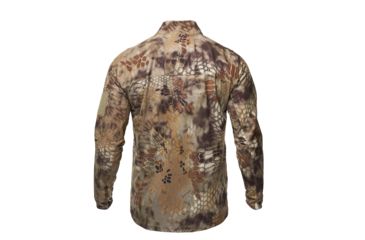 Image of Kryptek Valhalla 2 Long Sleeve Zip Shirt - Men's, Extra Large, Highlander, 18VALLSZH6