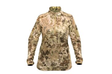 Image of Kryptek Vallhalla II Womens 1/4 Zip Shirt w/ Kryptek Cooling Technology, Highlander, XL, NSN N, 18WVALLSZH6