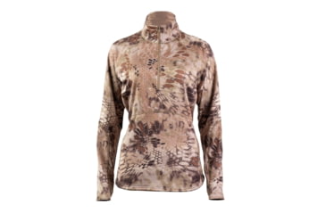 Image of Kryptek Womens Cronos 1/2 Zip, Highlander, XS, 19WCROZH2