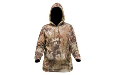 Image of Kryptek Womens Zenobia Hoodie, Highlander/Tan, Extra Large 15ZENTHT6